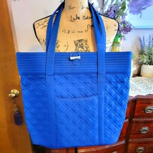 Vera Bradley Royal Blue Quilted Tote